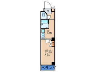 プレステル福島の物件間取画像